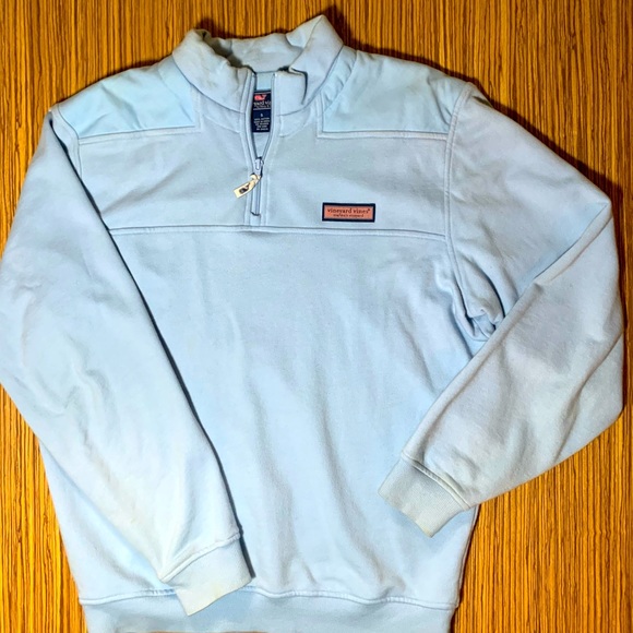 VINEYARD VINES Long Sleeve Sherpa Quarter Zip - Picture 2 of 4